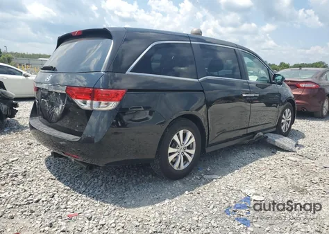 2014 Honda Odyssey Exl from USA, damaged, VIN 5FNRL5H60EB072619